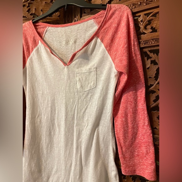 Jersey baseball shirt No Boundaries medium 7–9, 3/4 sleeve light weight fun - Picture 2 of 7